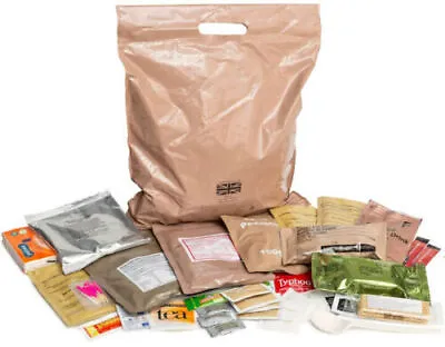 British Army Ration Pack 24 Hour Army Issue NEW Camping Hiking Festivals PACKS • $22.32