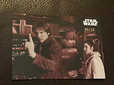 2019 Topps Star Wars Empire Strikes Back Black & White Red Hue /10 Card 36 NM • $49.95