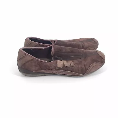 Merrell Arabesque Suede Low Top Outdoor Hiking Sneakers 11 Womens Dark Brown • $35