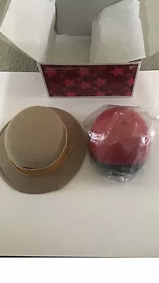 Retired New American Girl  Saige's Parade Hat & Helmet In Box NEW NEVER OPENED • $54.82