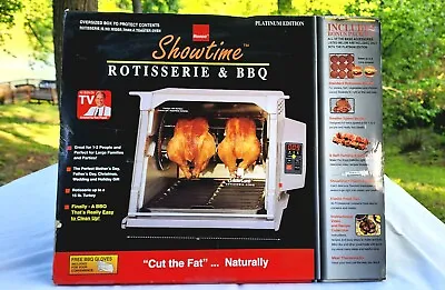 $159.99 • Buy Ronco Showtime Rotisserie & BBQ Oven 5000 Platinum Edition