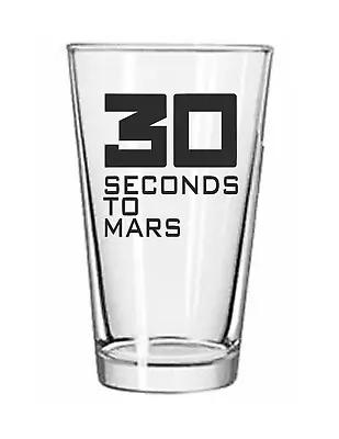 30 Seconds To Mars - Rock And Roll  - 16 Oz Pint Beer Tumbler Tea Glass • $14.95