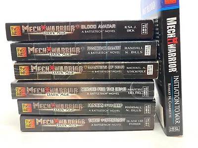 Set Of 7 Mechwarrior Dark Age Battletech ROC Sci Fi PBs • $78