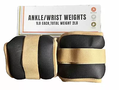 Adjustable Ankle/Wrist Weights- 1LB EACH  Total Weight 2 LBS • $15