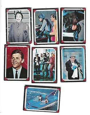 7 A&BC Cards National Periodical BATMAN  Cards 1966 • £0.99