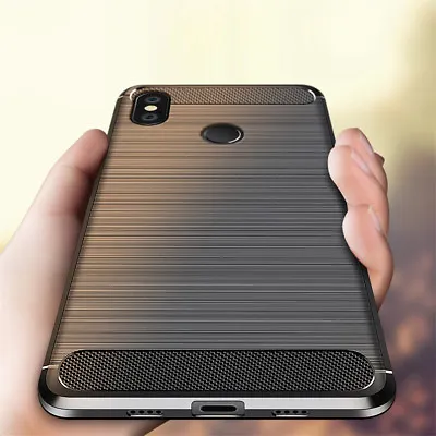 For Xiaomi Poco F1 9T 9 SE 8 Lite A2 Max 3 Slim Fiber Carbon Soft TPU Cover Case • $3.69