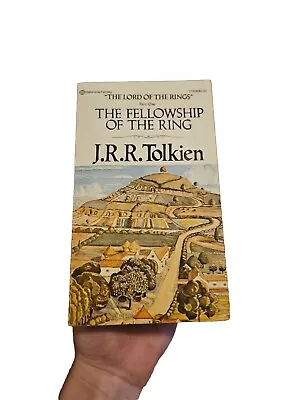 The Lord Of The Rings Fellowship Of The Ring JRR Tolkien Vintage Paperback • $7