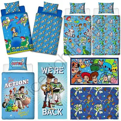 £11.59 • Buy Toy Story Kids Bedroom Bedding Duvet Cover Sets Curtains Rug Towel Night Light