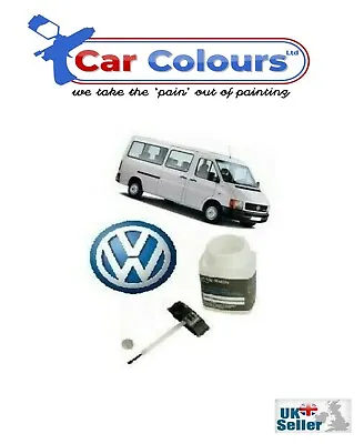 Volkswagen VW R902 60ml Touch Up Paint Grau Weiss / Grey White Transporter • £13.50