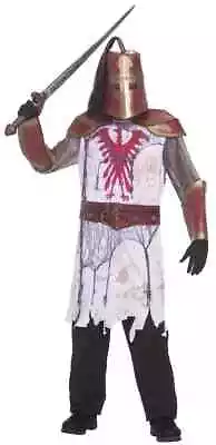 Zombie Warrior Medieval Knight Monty Python Fancy Dress Halloween Adult Costume • $60.95