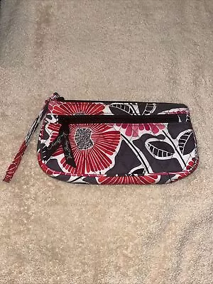 VERA BRADLEY Large Zip Around Wallet & Wristlet - Cheery Blossoms - Brand New • $19.99