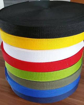 15mm Wide Polypropylene Webbing Strapping Upholstery Bag Handle Belts 1-5 Meters • £2.30