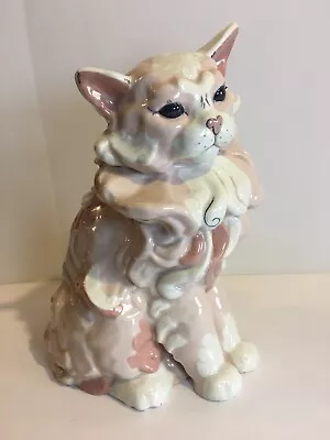 Rare Early 1940's Kay Finch California Ambrosia Cat Hand Signed Mark 10 3/4  HTF • $199