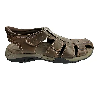 Earth Spirit Sandals Mens Size 11 Brown Jacob Fisherman Adjustable Shoes 44.5 EU • $9.99