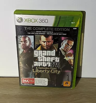 Grand Theft Auto GTA IV & Episodes From Liberty City Xbox 360 - Tested & Working • $25