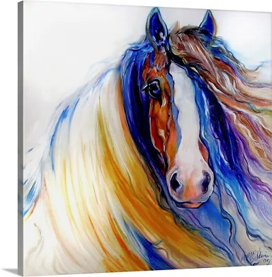 Gypsy Vanner Rogue Canvas Wall Art Print Horse Home Decor • $45.99