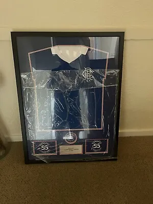 £450 • Buy Framed Signed Rangers Shirt
