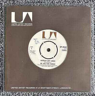 IKE AND TINA TURNER | Nutbush City Limits - 7  Vinyl Record • £4.99