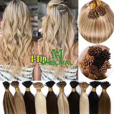 16INCH-28INCH 7A Fusion Keratin Stick I Tip Remy Human Hair Extensions Long Hair • $73.88