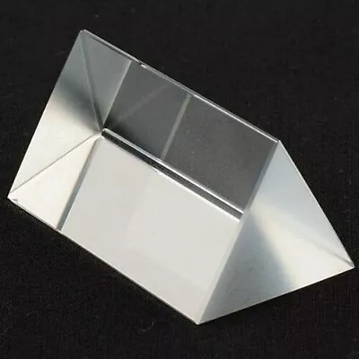 2.5 In Optical Glass Triangular Prism Teaching Light Spectrum Physics USA SELLER • $11.20