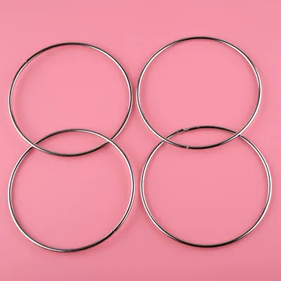 £6 • Buy 4 Chinese Magic Trick Linking Rings Set Lock Kid Party Show Stage 10cm Diameter.