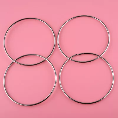 £6 • Buy 4 Chinese Magic Trick Linking Rings Set Lock Kid Party Show Stage 10cm Diameter.