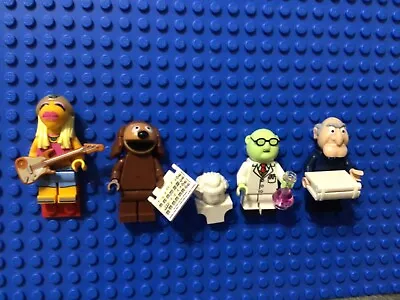 Lego Muppets Minifigures Lot Of 4 Janice Ralph Statler Bunsen Honeydew • $15