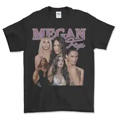 HOT! MEGAN FOX Vintage Shirt Homage Fan Tees Retro 90s T-shirt Fan Art S-5xl • $19.99