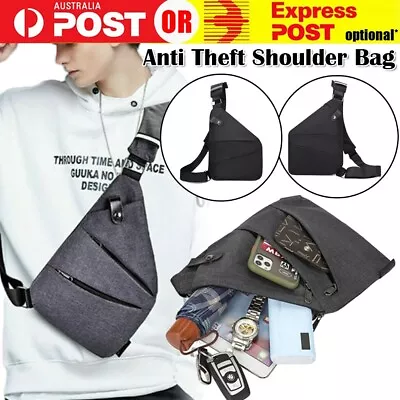 $14.49 • Buy Waterproof Anti-Theft Personal Shoulder Chest Pocket Travel Crossbody Bag Casual