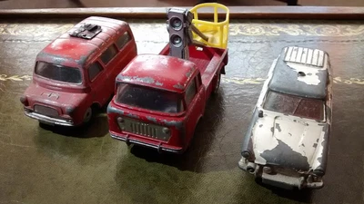 £11.49 • Buy Corgi Toys 3 Models Ford Zephyr Motorway Patrol Bedford Fire Tender  Jeep FC 150