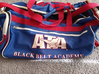 ATA Black Belt Academy Taekwondo Martial Arts 29  Duffle Bag Red White Blue • $21.50