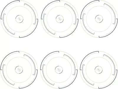 6 Pcs Objective Point Markers Compatible With Wargame Warhammer 40k Bullseye • £13.54