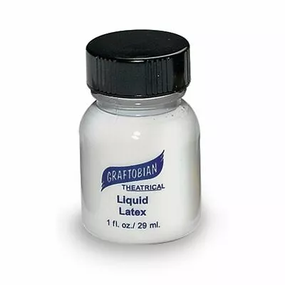 Liquid Latex Costume Makeup Graftobian Clear Size: 1 Oz • $8.49