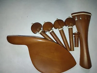 1 Set Jujube Violin Fitting 4/4 With Bone Collar Quality Fiddle Parts • $18.99