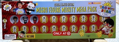 $20 • Buy Ryan's World TAG W/Ryan Micro Figure Mighty Mega Pack- Special Limited Edition
