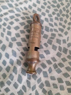£25 • Buy Antique Brass Whistle J.Hudson & Co, Birmingham