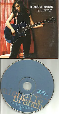 MICHELLE BRANCH Rare 3 Trk SAMPLER Card Sleeve PROMO USA 2001 CD PROCD 100640  • $24.99