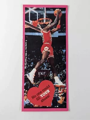 1991 Cleo Valentines Tall Michael Jordan No One Can Fill Your Shoes! RED Bulls • $0.99