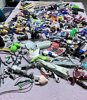 Huge Lot Of Misc. Pieces Parts  Weapons Transformers Items Etc. • $30