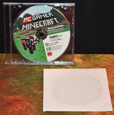 Minecraft PC GAMER June 2011 Demo Disc Grail 1st Minecraft Disc No Scratches • $4999.99