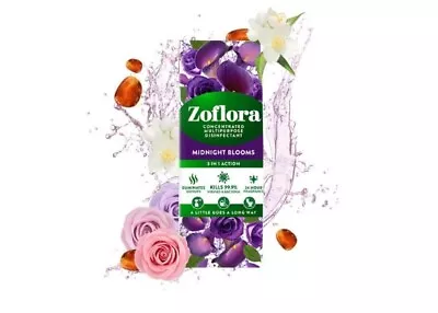 Zoflora Concentrated Disinfectant Midnight Blooms 3 In 1 Action 120 Ml • £6