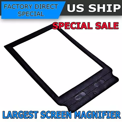 A4 Full Page 3x Magnifier Sheet Book Reading Aid Lens Large Magnifying Glass • $5.75