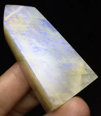 65g  Rare Color White Moonstone Quartz Crystal Healing Reiki Stone L104 • $0.01