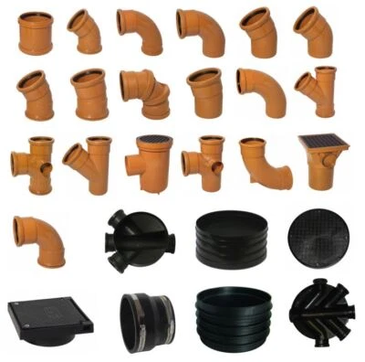 £2.94 • Buy 110mm Underground Drainage Soil Pipes & Fittings/Gullies/Inspection Chamber