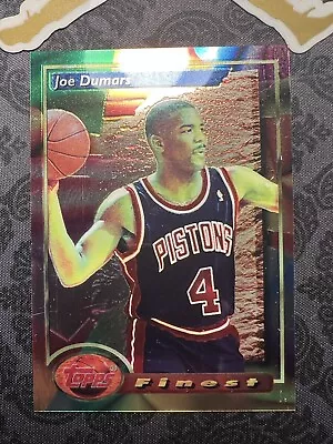 Joe Dumars 1993-94 Topps Finest Refractor #199 SP • $9