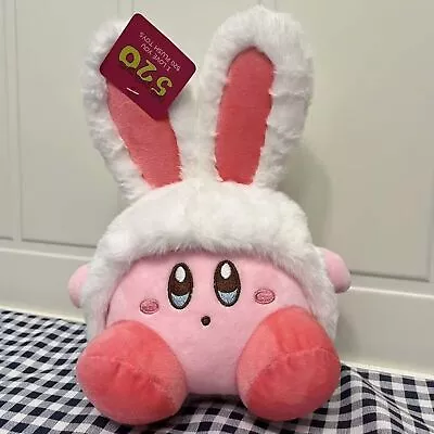 2023 Rabbit-Eard Kirby Plush Toy Soft Stuffed Doll Pillow Cushion Kids Gift • $20.89