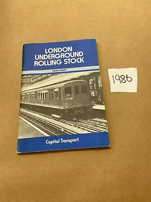 £7.95 • Buy London Underground Rolling Stock By Brian Hardy Paperback Railway Train Book