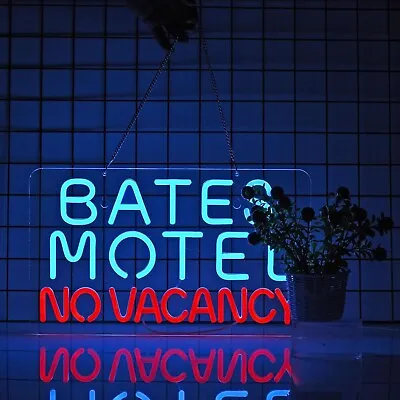 BATES MOTEL LED Light Sign 17 X10”  Eco Friendly In Stock • $85