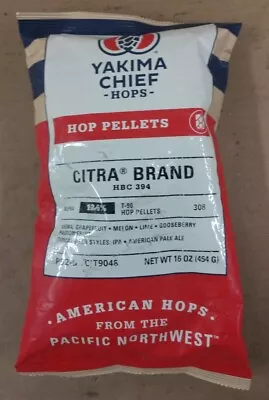 50 Each 1oz Bags -Yakima Chief Hops - Citra Brand - Past Best Use By Date 9/22 • $19.95
