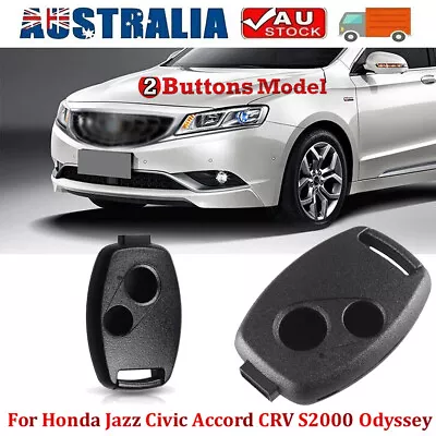 2 Button Car Key Remote Case Shell For Honda Jazz Civic Accord CRV S2000 Odyssey • $7.79